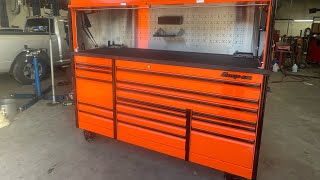 Snap on Triple Bank Tool Box tour!  1 year of ownership from a master series!