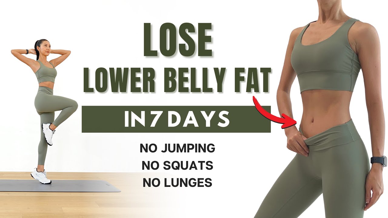 ⁣LOSE LOWER BELLY FAT in 7 Days🔥30 MIN Non-stop Standing Abs Workout - No Squat, No Lunge, No Jumping