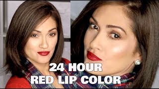 24 HOUR DRUGSTORE MATTE RED LIP + EYESHADOW 24 HOUR DRUGSTORE MATTE RED LIP + EYESHADOW