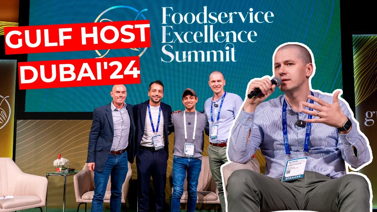 Future of coffee robots at Gulf Host GulfHost - Food Excellence Summit 2024 Dubai - Eugene Kovalenko