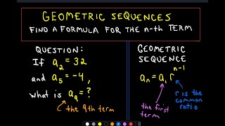 ❖ Geometric Sequences: A Formula for the' n - th ' Term , Part 2 ❖