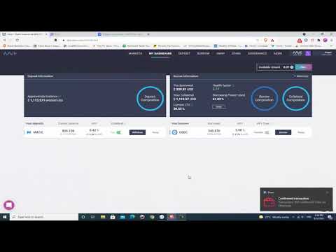 How to borrow crypto tutorial Aave lending platform