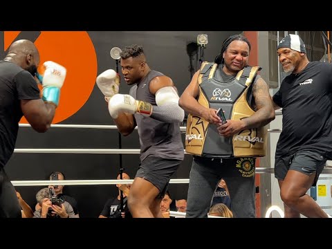 LEAK - Francis Ngannou sparring Anthony Joshua FOE to prepare for Tyson Fury!