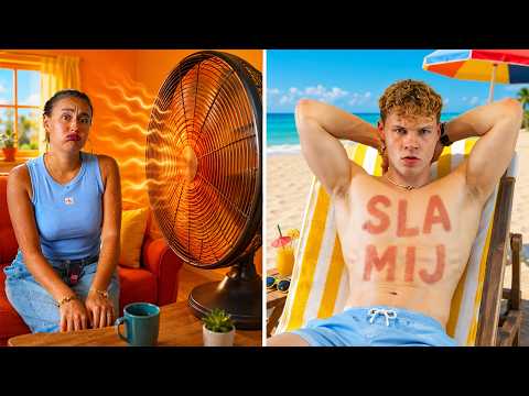 TYPES IN DE ZOMER! ☀️ (Warm! 😳 )