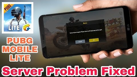 PUBG LITE Server Error Fix | How to fix PUBG lite Server Problem
