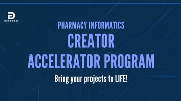 Pharmacy Informatics Creator Accelerator Program (PICAP) - Applications now Open!