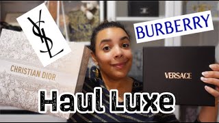 Haul Luxe - Accessoires, PAP, parfum et salon du vintage - Saint Laurent, Burberry, Dior, Versace