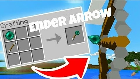 MineCraft PE | Ender Arrow Trick!!