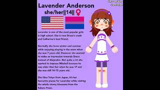 OC Ref Sheet - Lavender Anderson