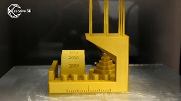 Creativity Elf CoreXY 3D Printer "Autodesk Kickstarter" test print