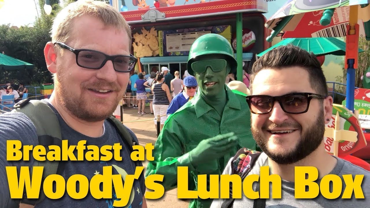 Breakfast at Woody's Lunch Box Toy Story Land Disney's Hollywood