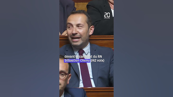 Présidence de l'Assemblée : Philippe Juvin (LR) et Naïma Moutchou (Horizons) se retirent au pr...