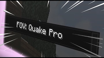 Quake Pro FOV is unfair advantages