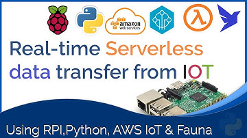 Real-time Serverless data transfer from IOT Sensor through AWS IOT and Lambda to FaunaDB