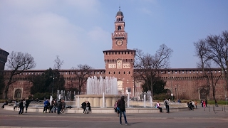 Milano dentro il castello Sforzesco