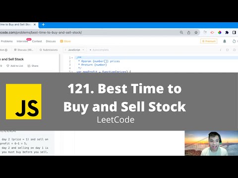 121. Best Time to Buy and Sell Stock - LeetCode Javascript