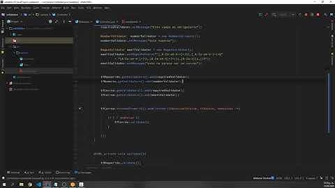 Validar campos(correo  ,solo números, requerido) Java Fx con Libreria JFoenix intelliJ