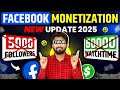 NEW FACEBOOK MONETIZATION BIG UPDATE 2025 | Eligibility &amp; Criteria Unlock Facebook Monetize Setup