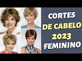 CORTES DE CABELO 2023 FEMININO PARA MULHERES - TENDÊNCIAS CORTES CURTOS PENTEADOS - MODA MODA