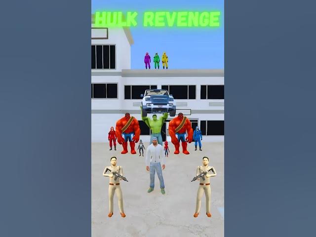 Spiderman Steal Hulk Defender 😱 | Indian Bike Driving 3D | #shorts #viral