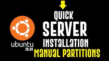 How to Setup Ubuntu Server 20.04.4 with Manual Partitions | Quick Ubuntu Server Installation 2022