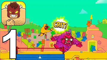 Burrito Bison - Gameplay Walkthrough part 1 - Level 1 (iOS Android)