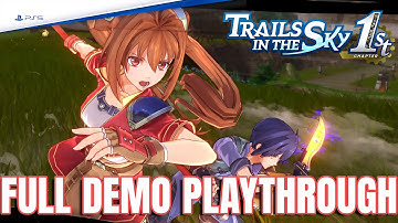 Trails in the Sky 1st Chapter Remake Demo – Full 4K 60FPS PS5 Pro Playthrough | 7+ Hours Complete