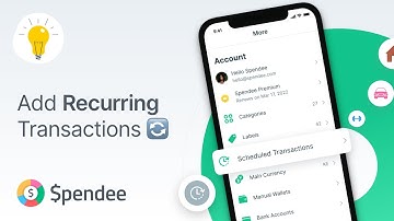 How to Add a Recurring Transaction in SPENDEE App
