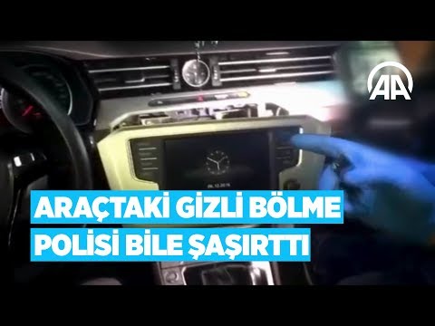 Araçtaki gizli bölme polisi bile şaşırttı