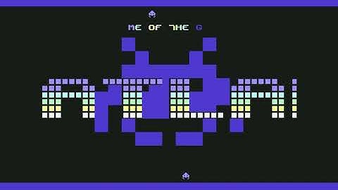 4k Intro (Invaders) by Atlantis! 17.11. 2019! Commodore 64 (C64)
