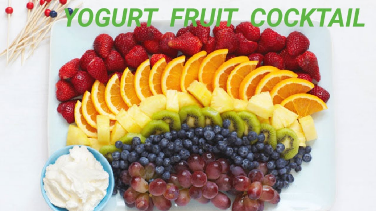 Fruit Cocktail Yogurt Fruit Salad Yogurt Fruit Cocktail Creamy Fruit