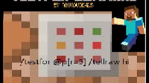 Testfor Command Tutorial & Use | Minecraft | Commands