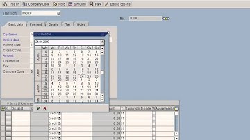 SAP Invoice Posting With Output Tax
