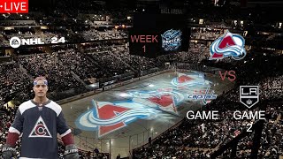 🔴LIVE NHL 24 | OHL Colorado Avalanche vs Washington Capitals and Los Angeles Kings