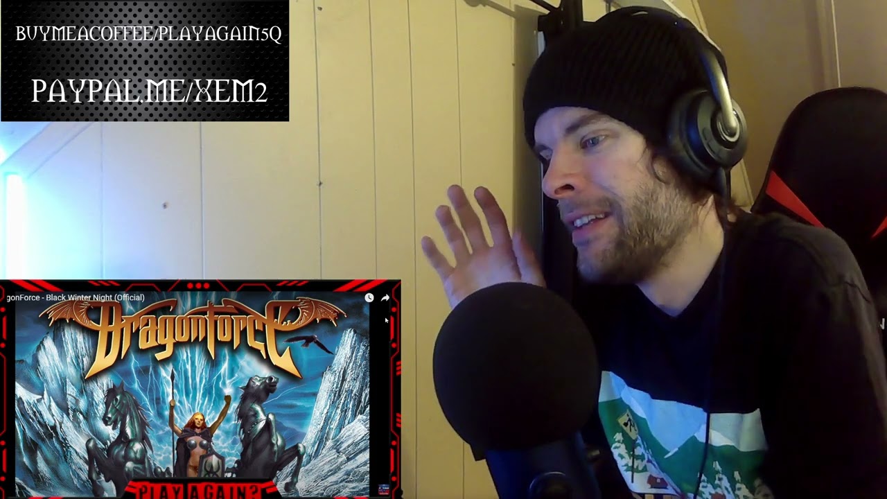 DragonForce - Black Winter Night (First time reaction)