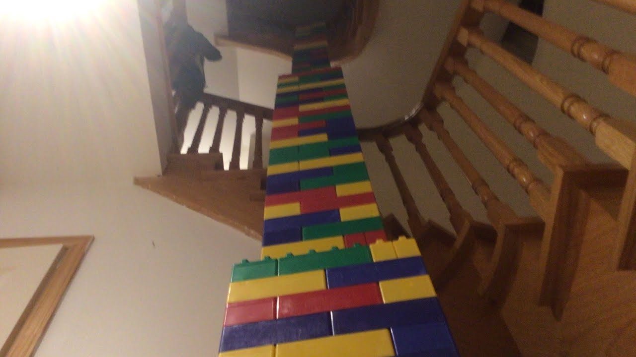 Building a big jumbo lego tower 