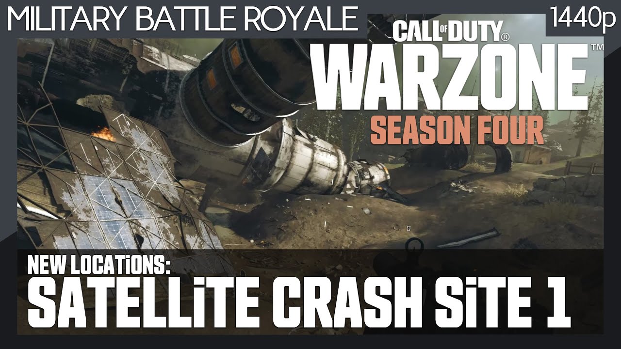 COD: Warzone (2021) Satellite Crash Site 1  - Season Four New Location (No commentary) 1440p