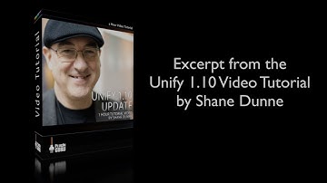 Unify 1.10 Update Video Excerpt