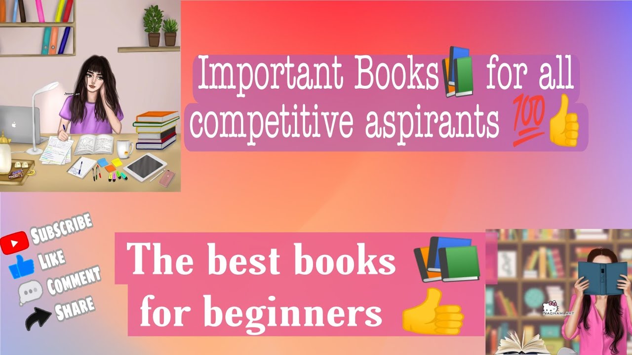 Important books for all competitive exams।। Best book for beginners।।