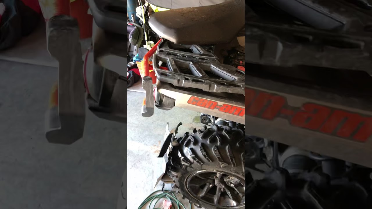 How to change oil on a 2018 canam outlander 650xt YouTube