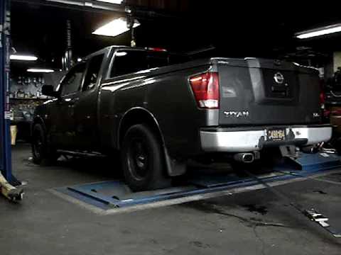 2004 Nissan Titan dyno tune - YouTube