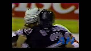 NHL Apr. 14, 1992 Los Angeles Kings v Vancouver Canucks (melee) Marty McSorley v Adrian Plavsic