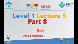 Set (Data Structure) | Level 1 Lecture 5 Part 8 - JCPC Summer Training 2018