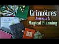 My grimoires and magical planning green witchery