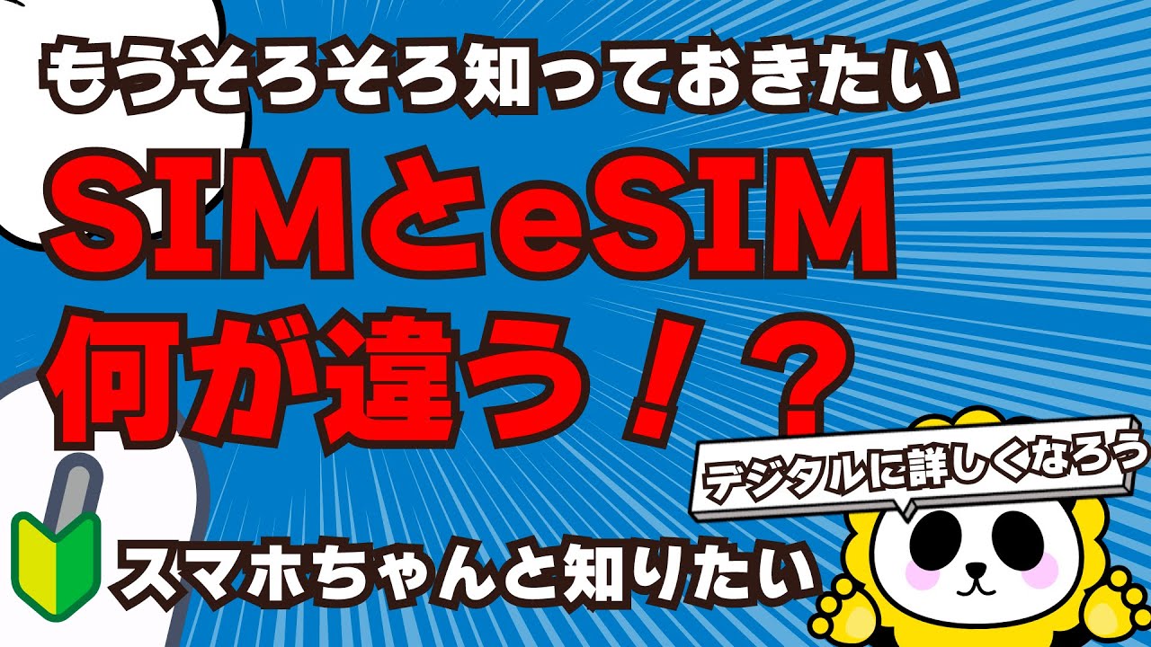 【eSIM完全攻略】SIMカードはもう古い？メリット・デメリットとあなたに最適な選び方！