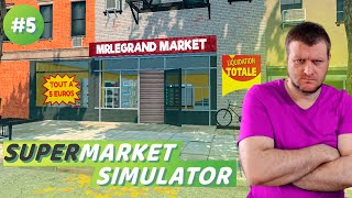 LIQUIDATION TOTALE TOUT A 5 EUROS !  - Supermarket Simulator #5 fin