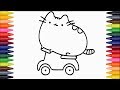 New Cute Cat Coloring Pages for Kids