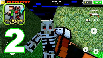 Pixel Gun 3D OLD - Gameplay Walkthrough Part 2 - Cemetry Mission (Android Games)