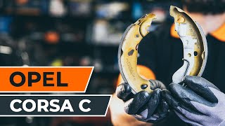 Монтаж на Накладки за барабанни спирачки на VAUXHALL TIGRA направи си сам