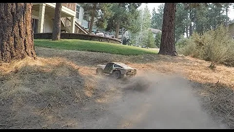 Backyard Traxxas RC track 4K